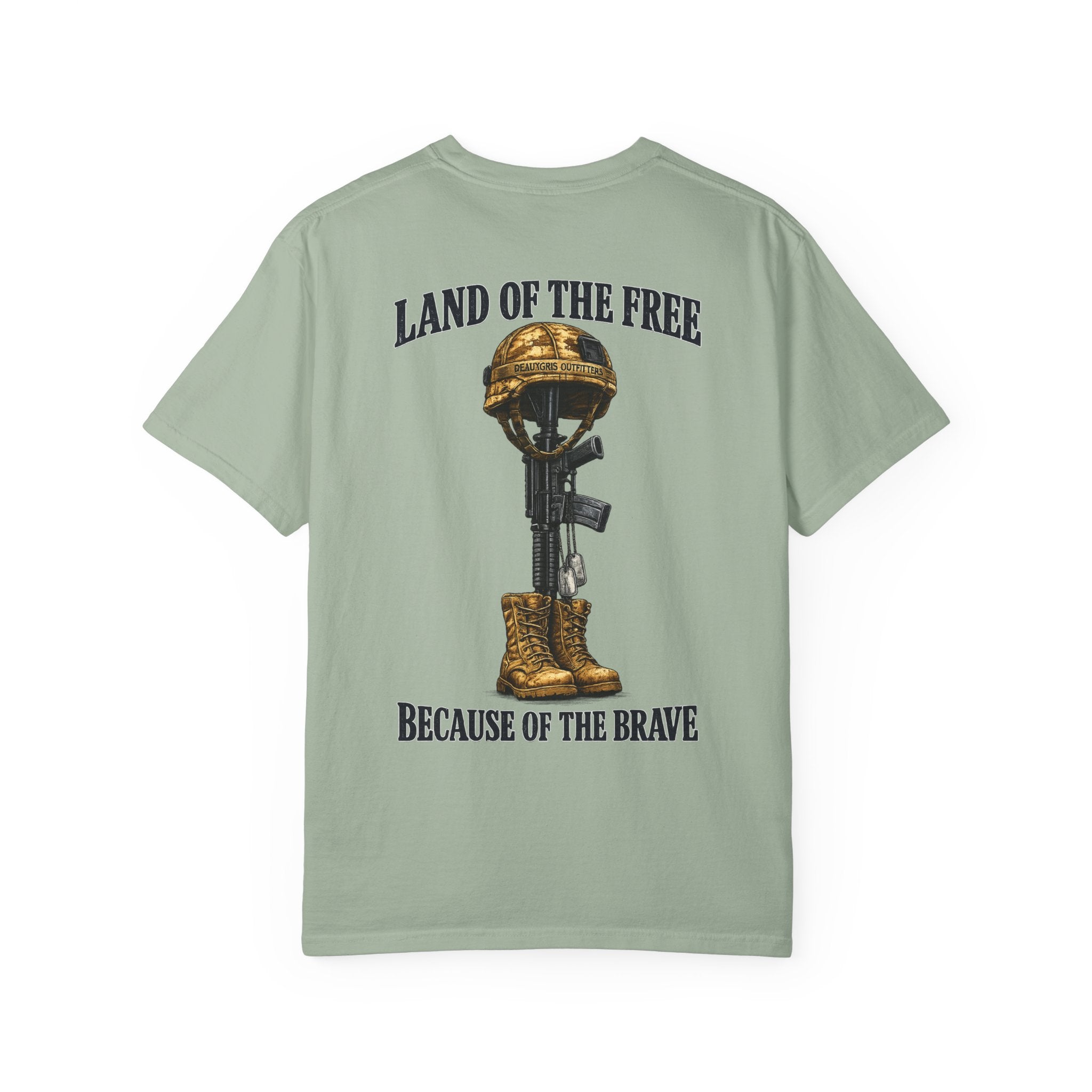 Deauxgris Outfitters - Land of the Free, Because of the Brave Tee