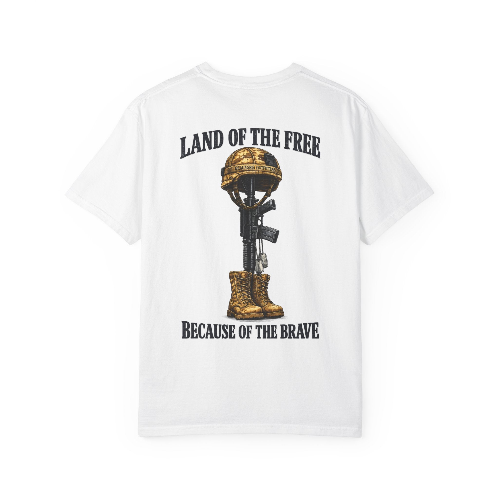 Deauxgris Outfitters - Land of the Free, Because of the Brave Tee