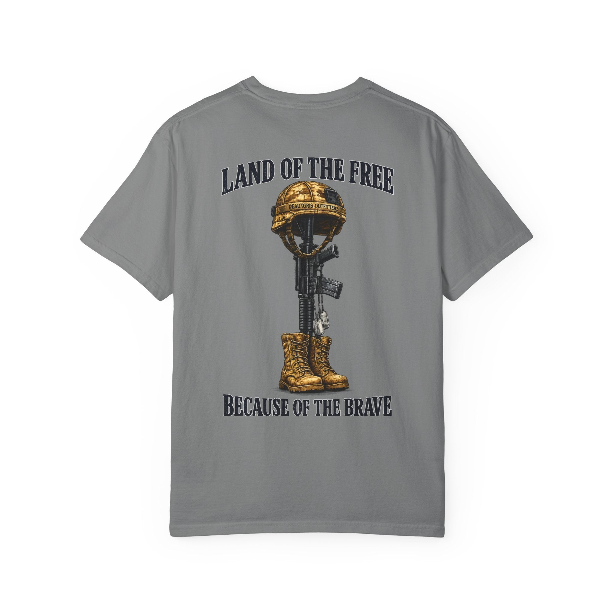 Deauxgris Outfitters - Land of the Free, Because of the Brave Tee