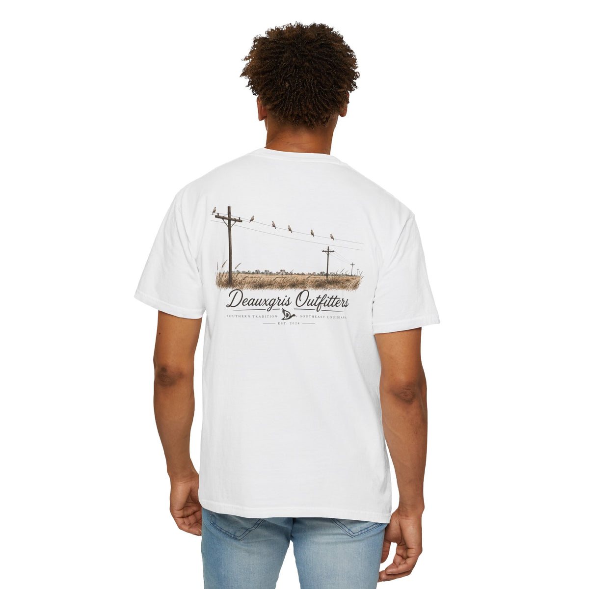 Deauxgris Outfitters - Dove Power line Tee