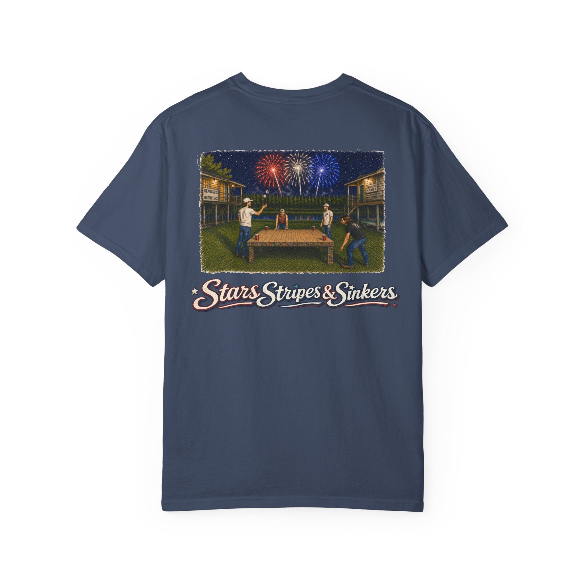Deauxgris Outfitters - Stars, Stripes, & Sinkers Tee