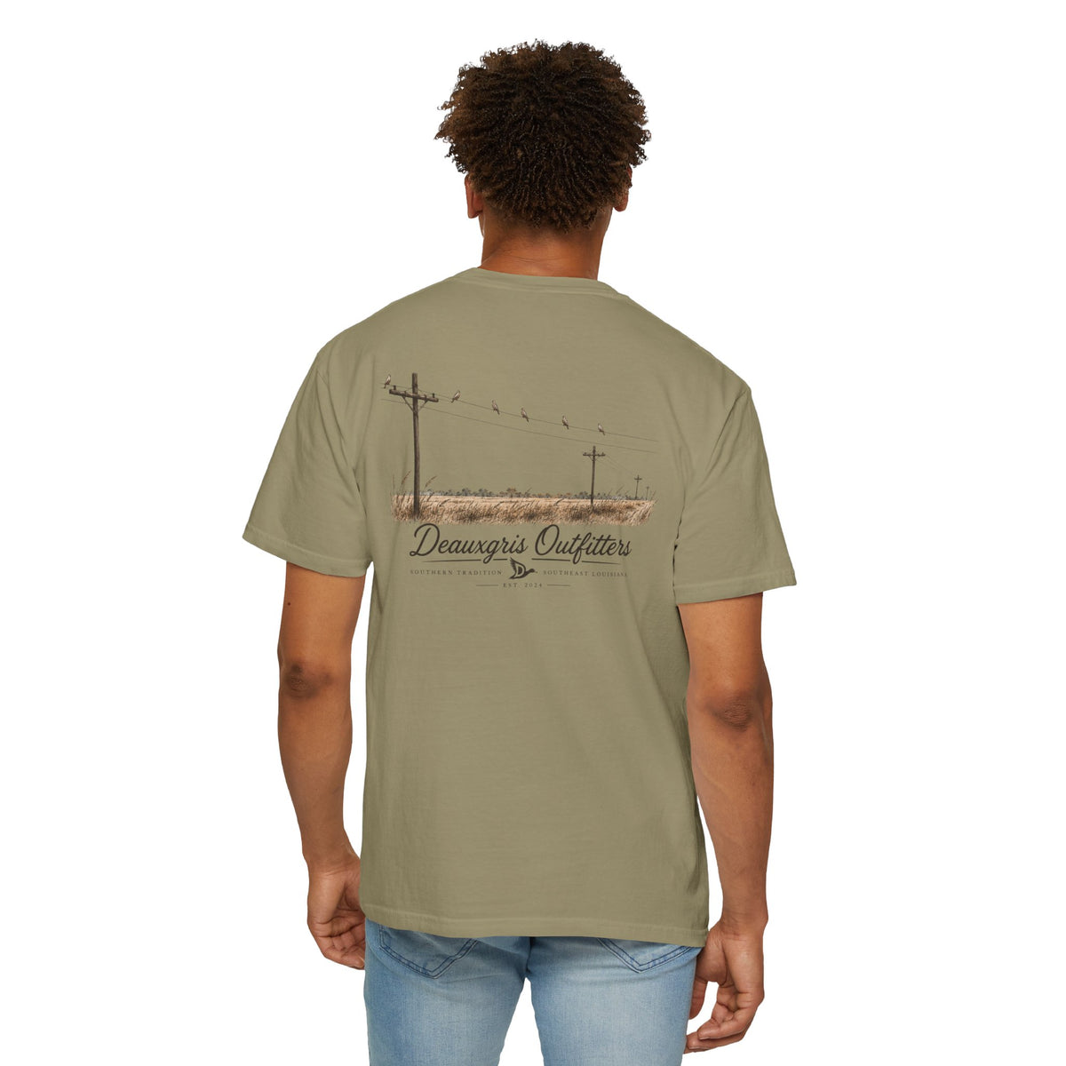 Deauxgris Outfitters - Dove Power line Tee