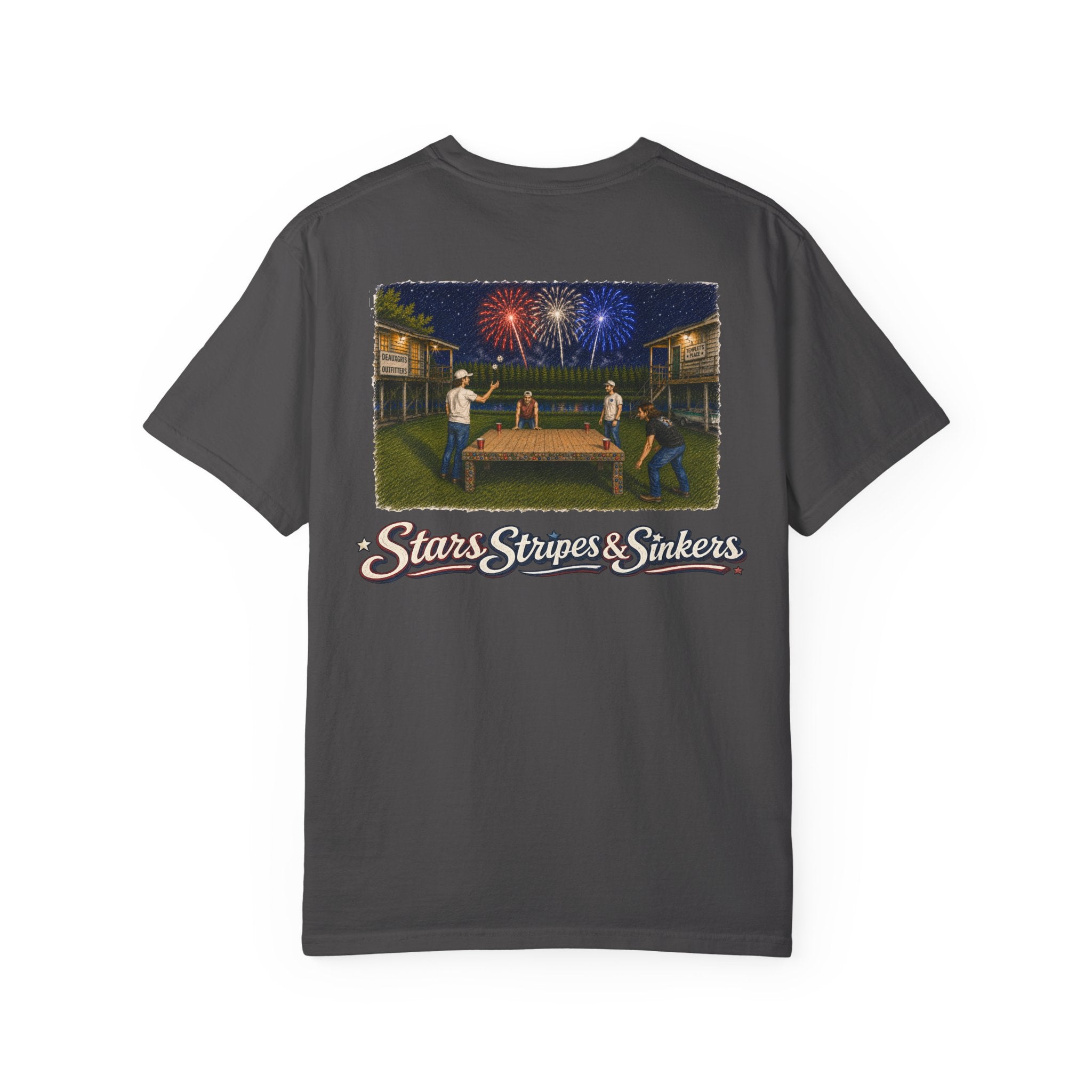 Deauxgris Outfitters - Stars, Stripes, & Sinkers Tee