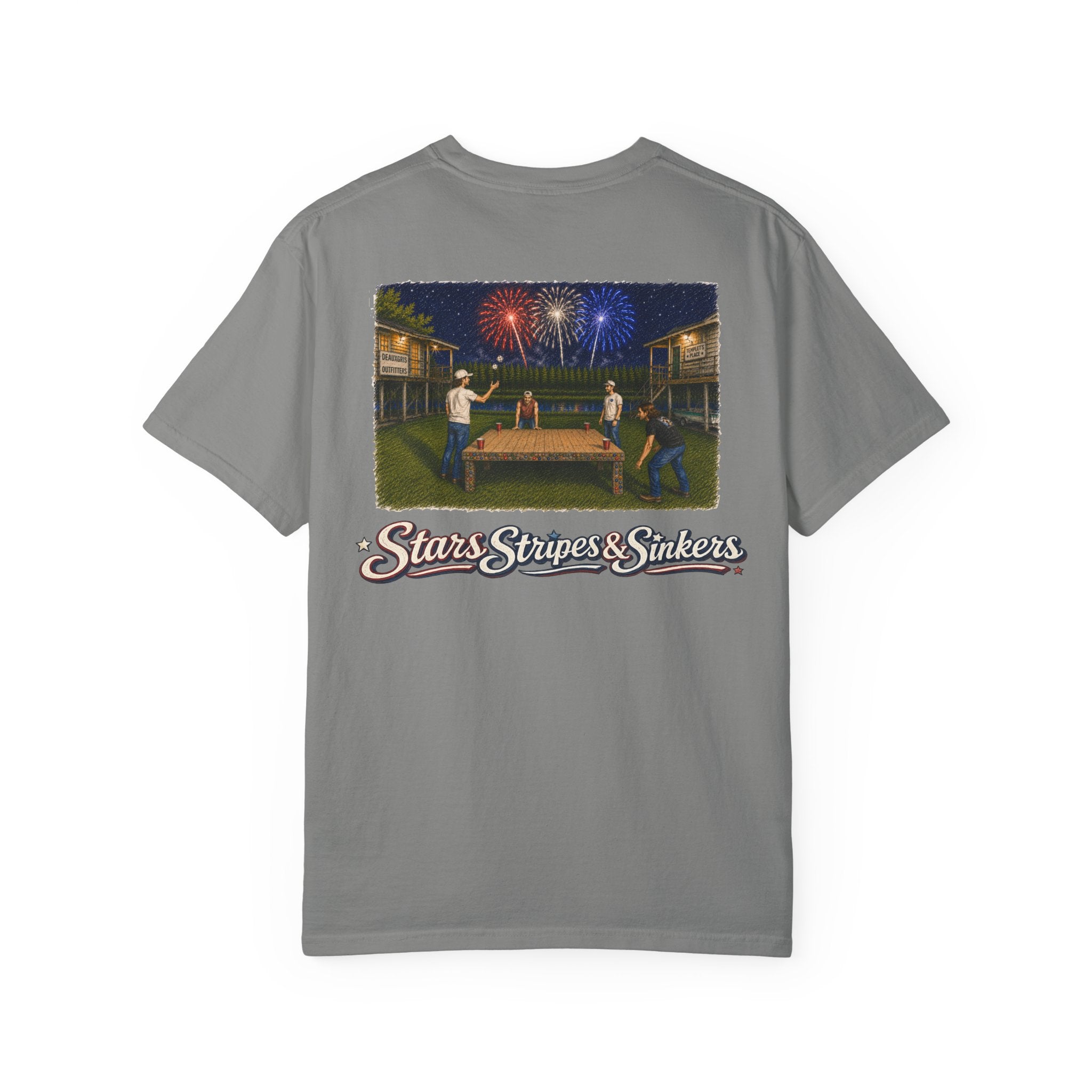 Deauxgris Outfitters - Stars, Stripes, & Sinkers Tee