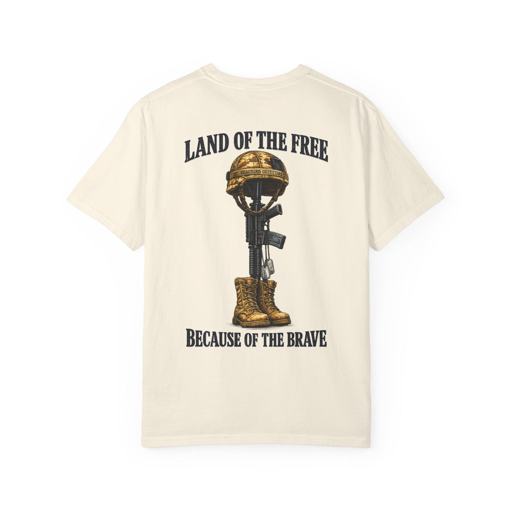 Deauxgris Outfitters - Land of the Free, Because of the Brave Tee