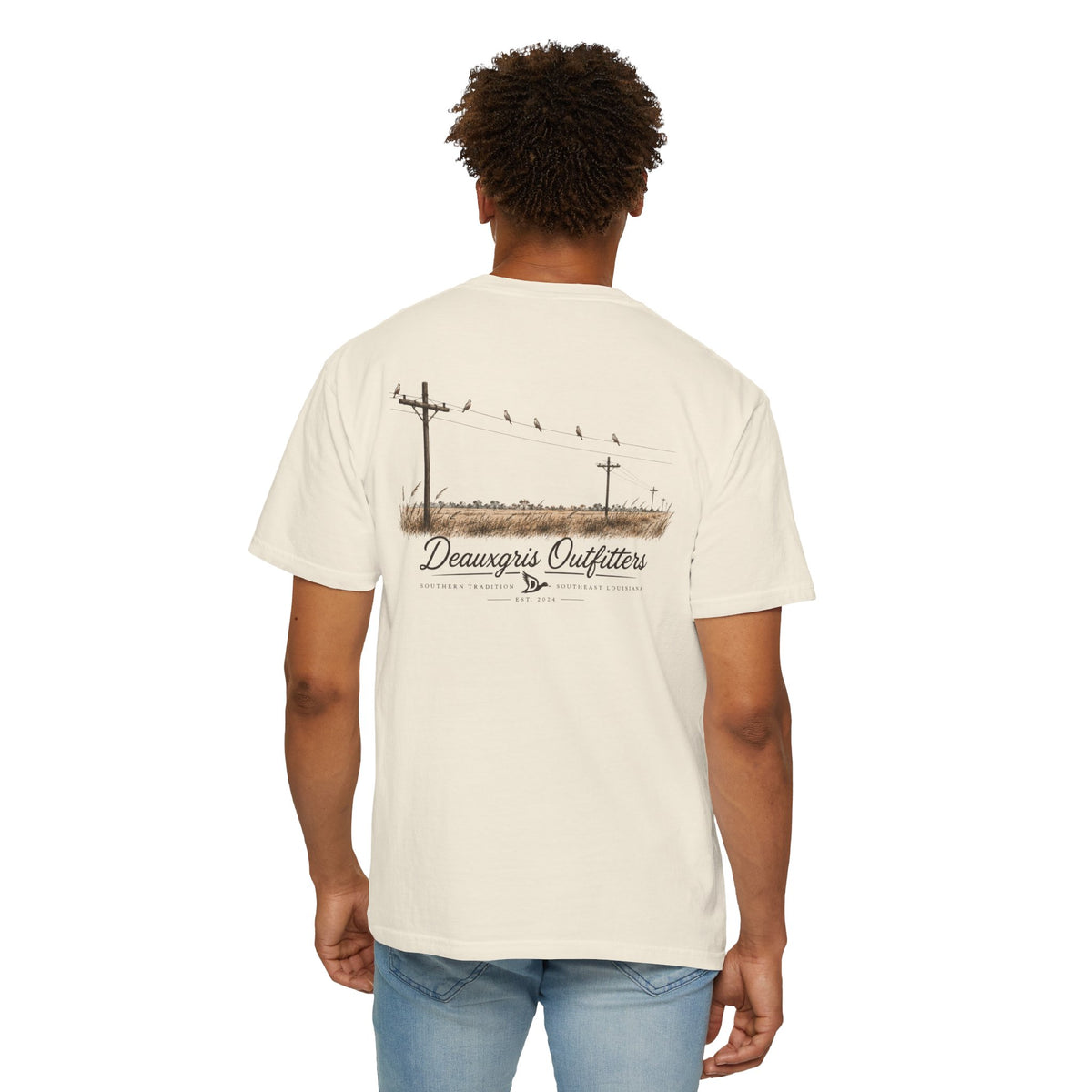 Deauxgris Outfitters - Dove Power line Tee