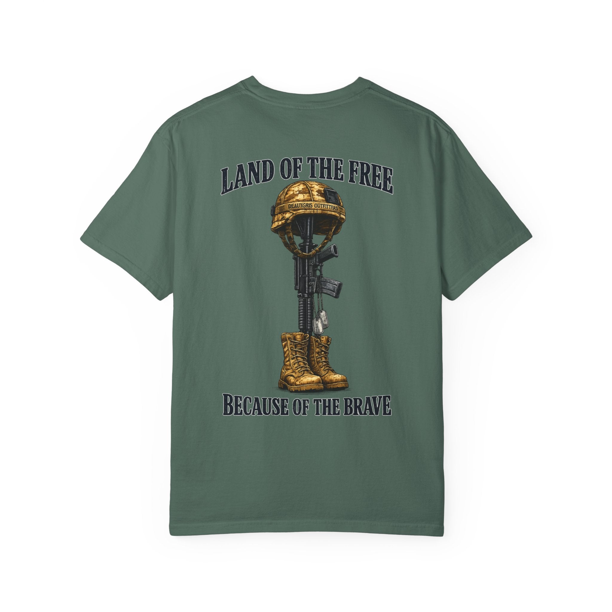 Deauxgris Outfitters - Land of the Free, Because of the Brave Tee